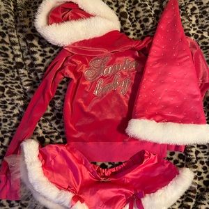 Victoria secret sexy little things pink Santa baby